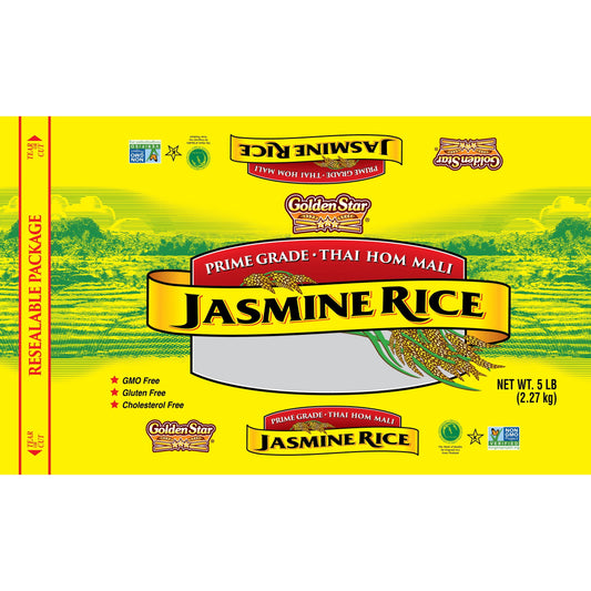 Thai Hom Mali Jasmine Rice, 5 Lbs