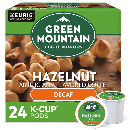 , Decaf Hazelnut Light Roast K-Cup Coffee Pods, 24 Count