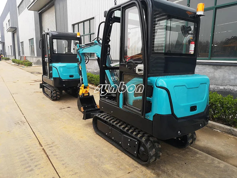 SYNBON Hot Sale 1.8Ton Enclosed Cabin Crawler Excavator  Mini Digger SY601.8