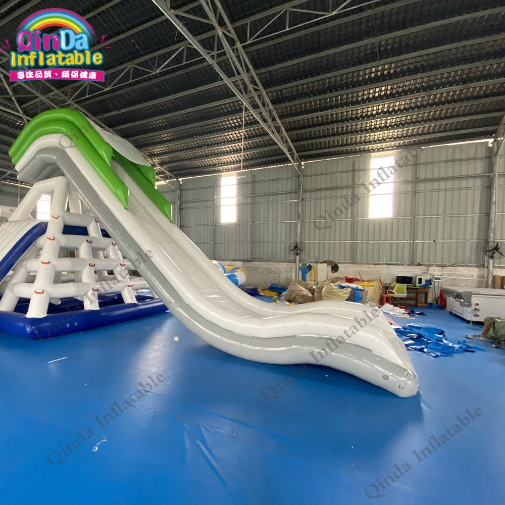 Inflatable Dock Slides Customized Floating Inflatable Yacht Slide For Boat