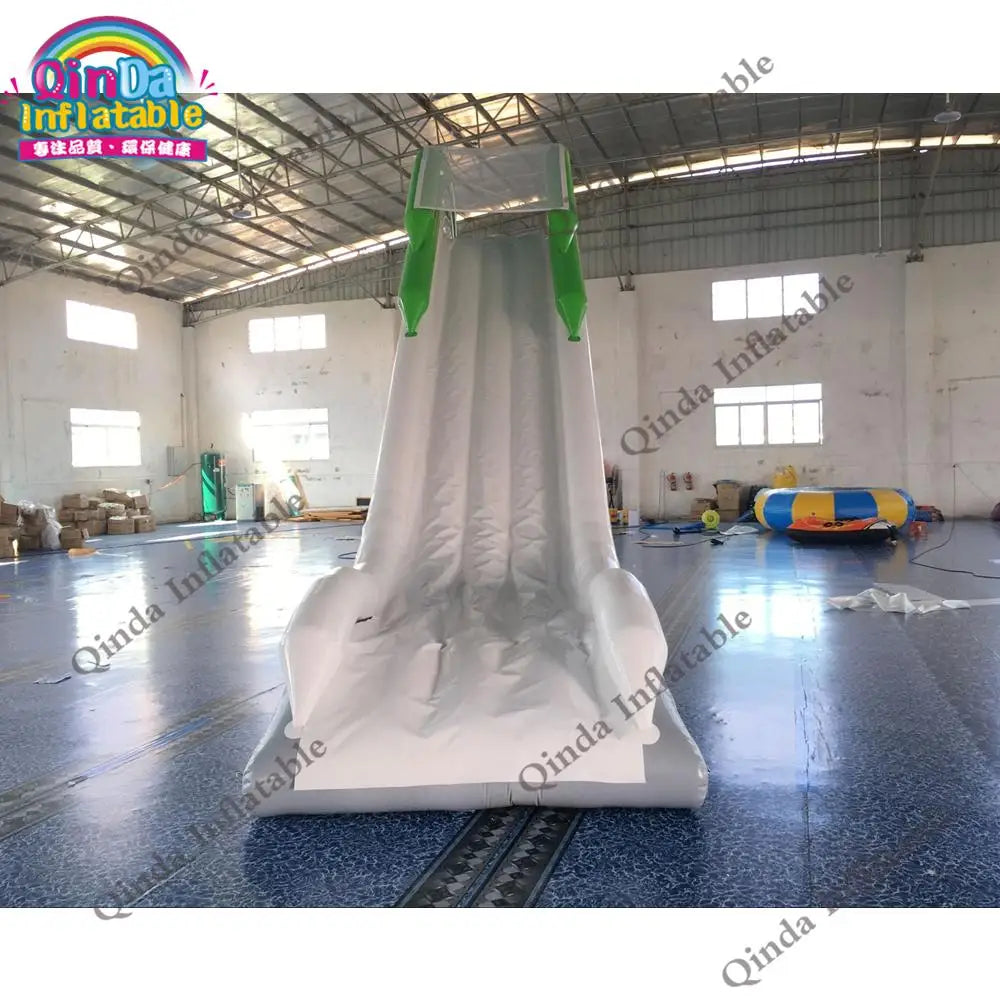 Inflatable Dock Slides 4m Height 2m Width Floating Inflatable Yacht Slide