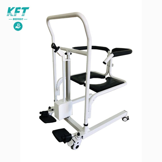 Elderly Electric Lift Push Rod Type Transfer Chair Home Care Toilet Chair For The Elderly Disabled Return For Any Reason 15 Days