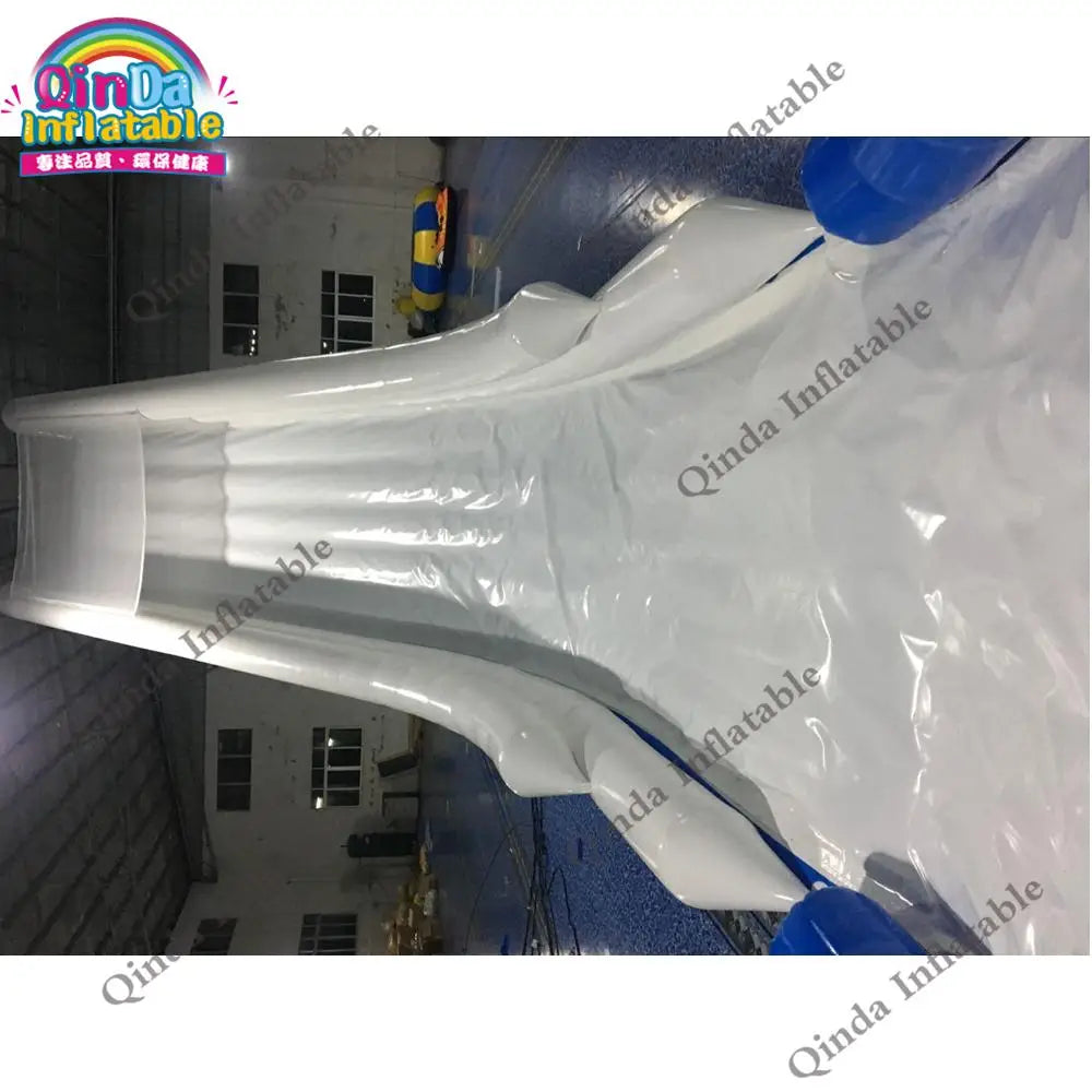 Giant Inflatable Water Crusier Slide ,4.4m Height Inflatable Boat Dock Slide For Floating Park