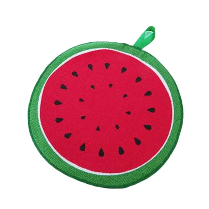 Cute Fruit Print Dish Cloth Wiping Napkin Kitchen Hand Towel Microfiber Towels Cleaning Rag Hanging Towel Quick-Dry Products