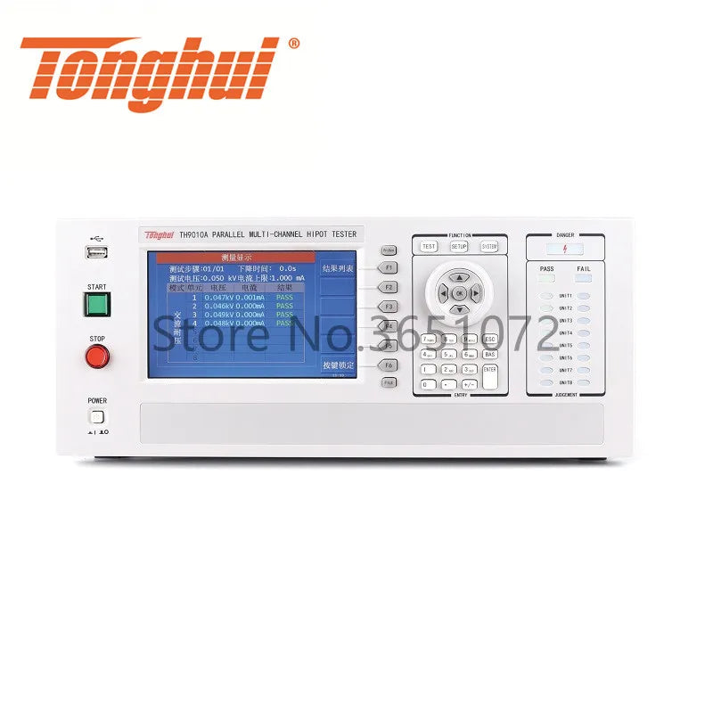 TH9010 8 Channels AC/DC Withstanding Voltage & Insulation Resistance Tester