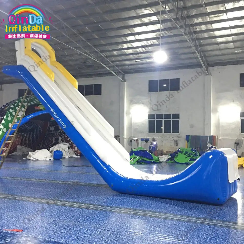 Inflatable Yacht Slide For Boat, Inflatable Boat Dock Slide For Water Sport Game