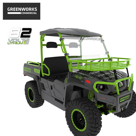 Greenworks New All Terrain Adaptation Multi-Function Off-Road Vehicle 82V Lithium Battery Driven Utility Vehicle Transport Car