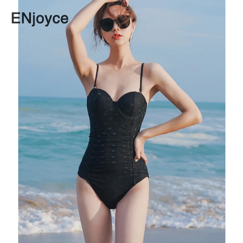 Summer Women Korean Thongs Bikini 2 Pieces Set Boho Dress Swimsuit Swimwear Swimming Bathing Suit Sunscreen Tops Beach Wear