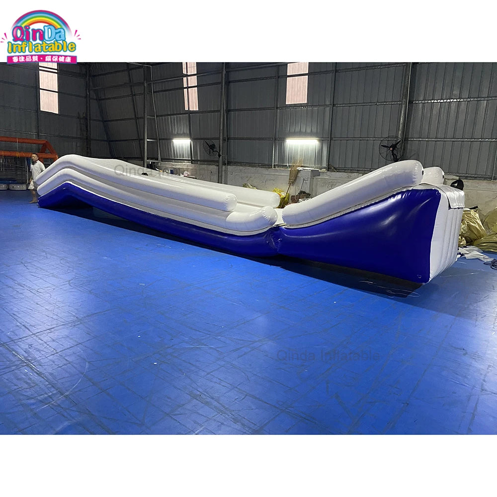 Inflatable Dock Floating Water Slide PVC Inflatable Yacht Slide For Boat