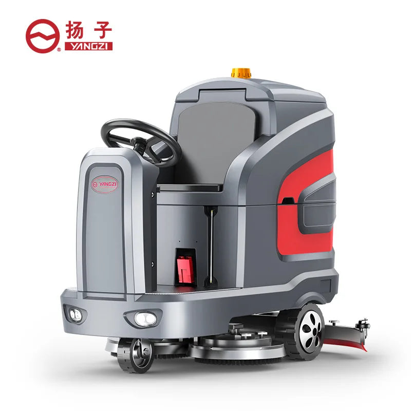 Drive-on scrubber, large factory, industrial workshop, sweeper, warehouse, scrubber, property mopping machine