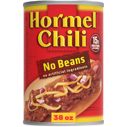 Chili, No Beans, No Artificial Ingredients, Steel Can 38 Oz