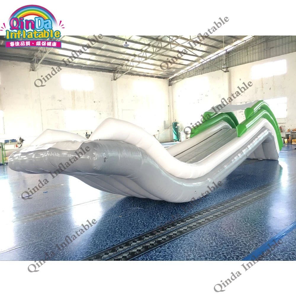 Inflatable Dock Slides 4m Height 2m Width Floating Inflatable Yacht Slide