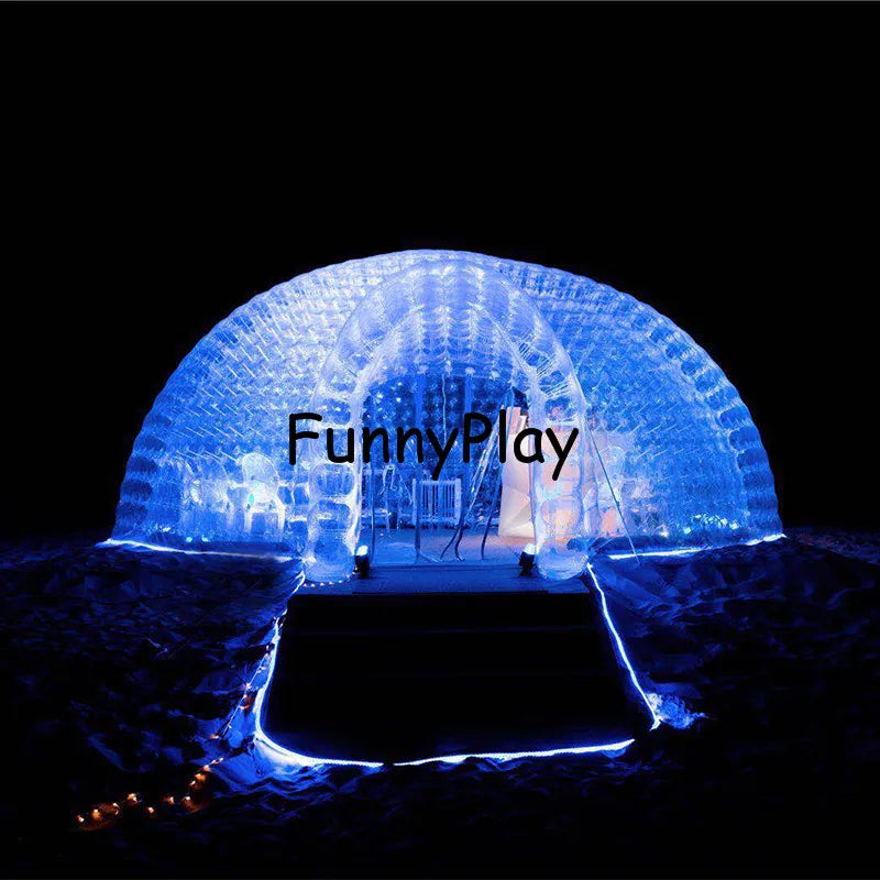 giant party bubble house,double layer transparent bubble family wedding party bubble room for camping ,inflatable pvc dome tent