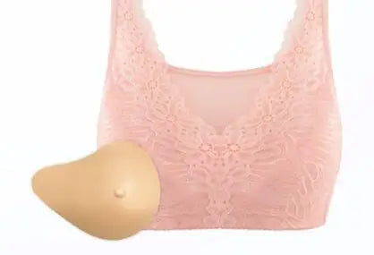 Women Light Silicone Breast Left or Right Prosthesis Bra Set Suit Without Steel Ring Full Cup Cotton Lingerie Female Bras H4613