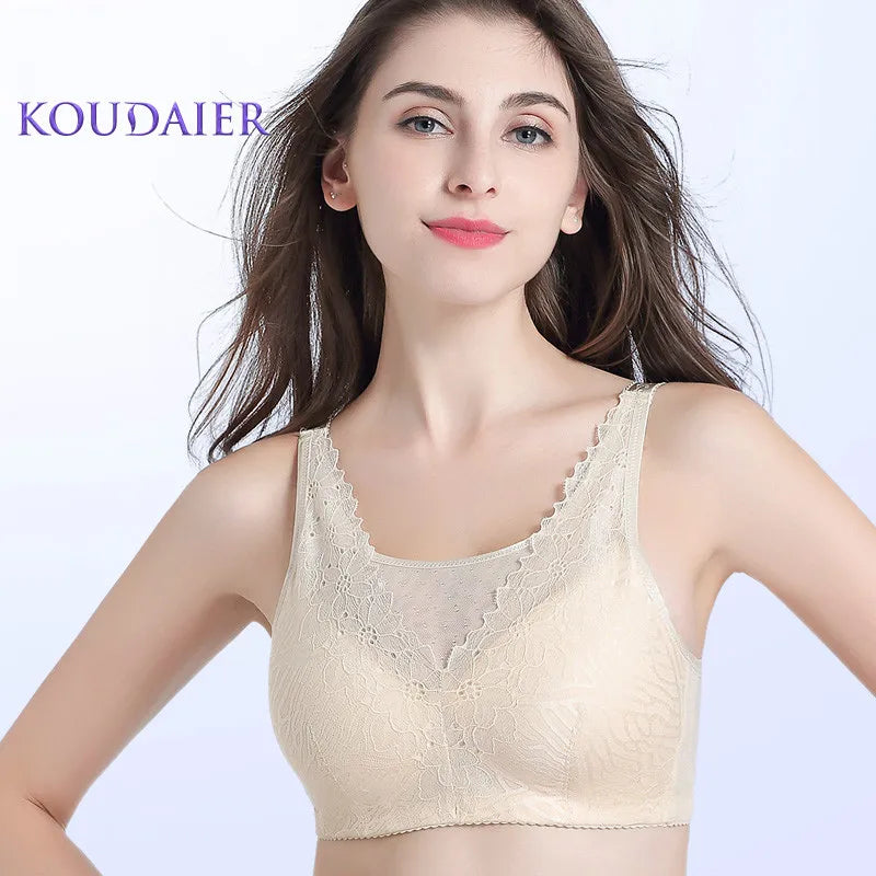 Women Light Silicone Breast Left or Right Prosthesis Bra Set Suit Without Steel Ring Full Cup Cotton Lingerie Female Bras H4613