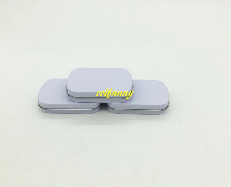 1500pcs/lot 58mm x 45mm x 15mm Metal Tin box Empty Mini Rectangle Tea candy USB storage box case Containers