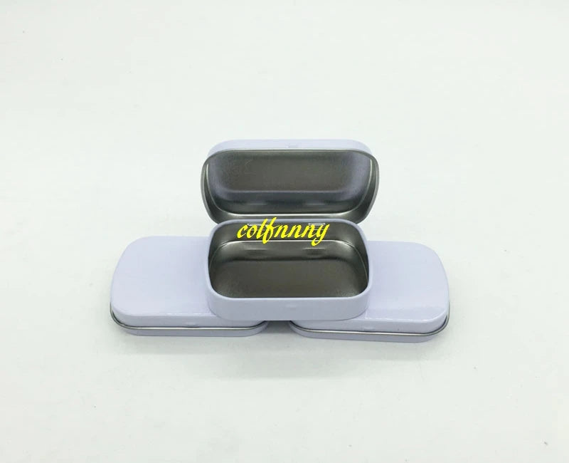 1500pcs/lot 58mm x 45mm x 15mm Metal Tin box Empty Mini Rectangle Tea candy USB storage box case Containers