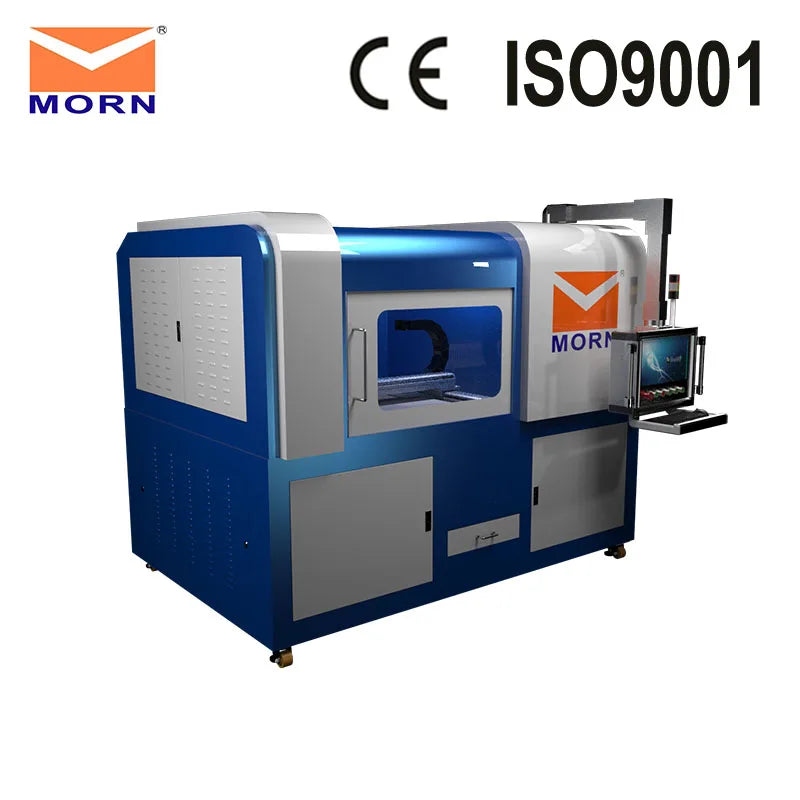 Mini full closed cabin fiber laser cutting machine for stainless steel, carbon steel, aluminum and other metal material