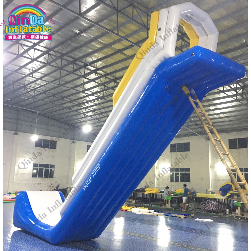 Inflatable Yacht Slide For Boat, Inflatable Boat Dock Slide For Water Sport Game