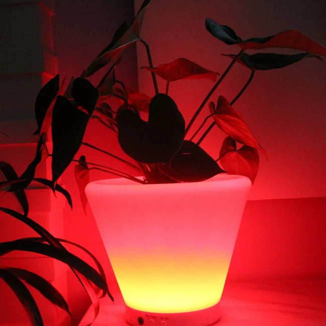 SK-LF13A (D27*H23.5cm) Luminous flower pot led flower pot small led light outdoor lights Furniture free shipping 20pcs