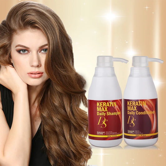 11.11 Superior 300ml Ds Max Daily Shampoo Moisturizing+ Deep Conditioner For Repair Dry Hair After Keratin Treatment