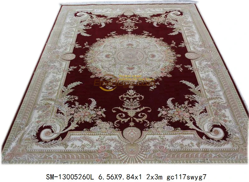 turkish handmade rug persian silk rugs carpet rug European - style living room carpet luxury - grade European - style carpet