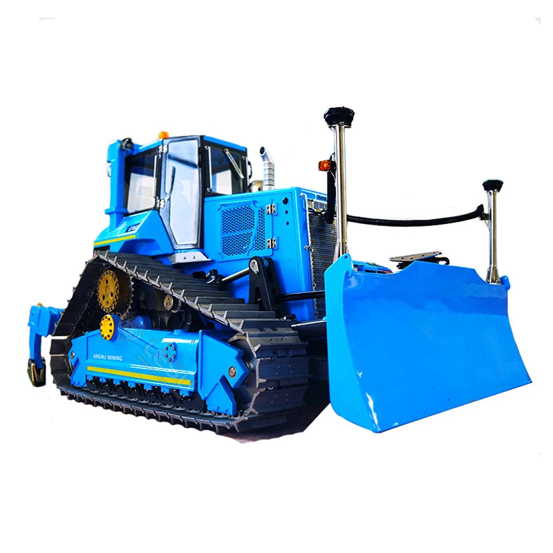 1/14 DT60 RC Crawler Hydraulic Bulldozer Full Metal Custom Color Loader Engineering Forklift Model Toy