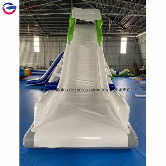 inflatable dock slide freestyle cruiser floating inflatable yacht slide for boat