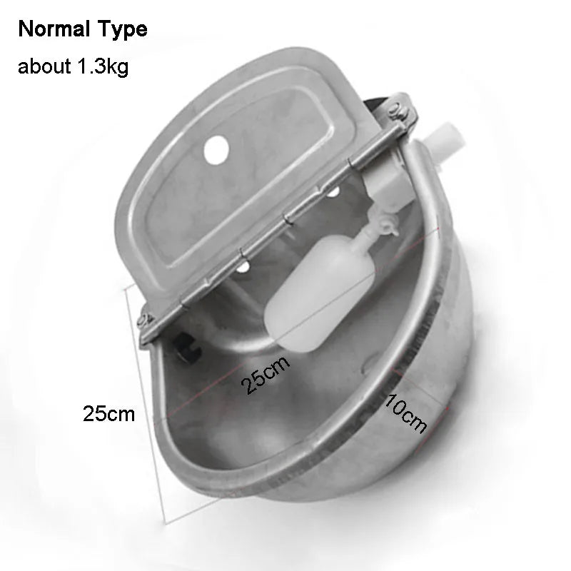 Float Ball Drinking Bowl for Cattle Sheep Horse Dog Water Bowl Automatic Water Feeding Tank SUS304