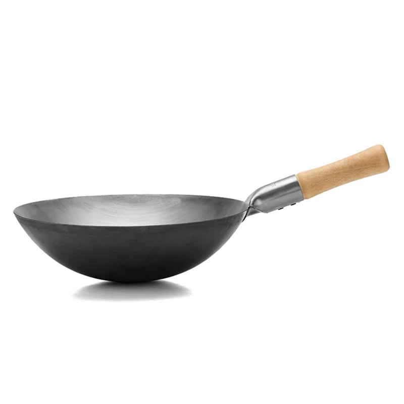 32/34/36/38/40cm Cast Iron Wok Pan Cooking Pot Kitchen supplies Skillet Cooker Universal Wok Restaurant Chef Stir Fry Special