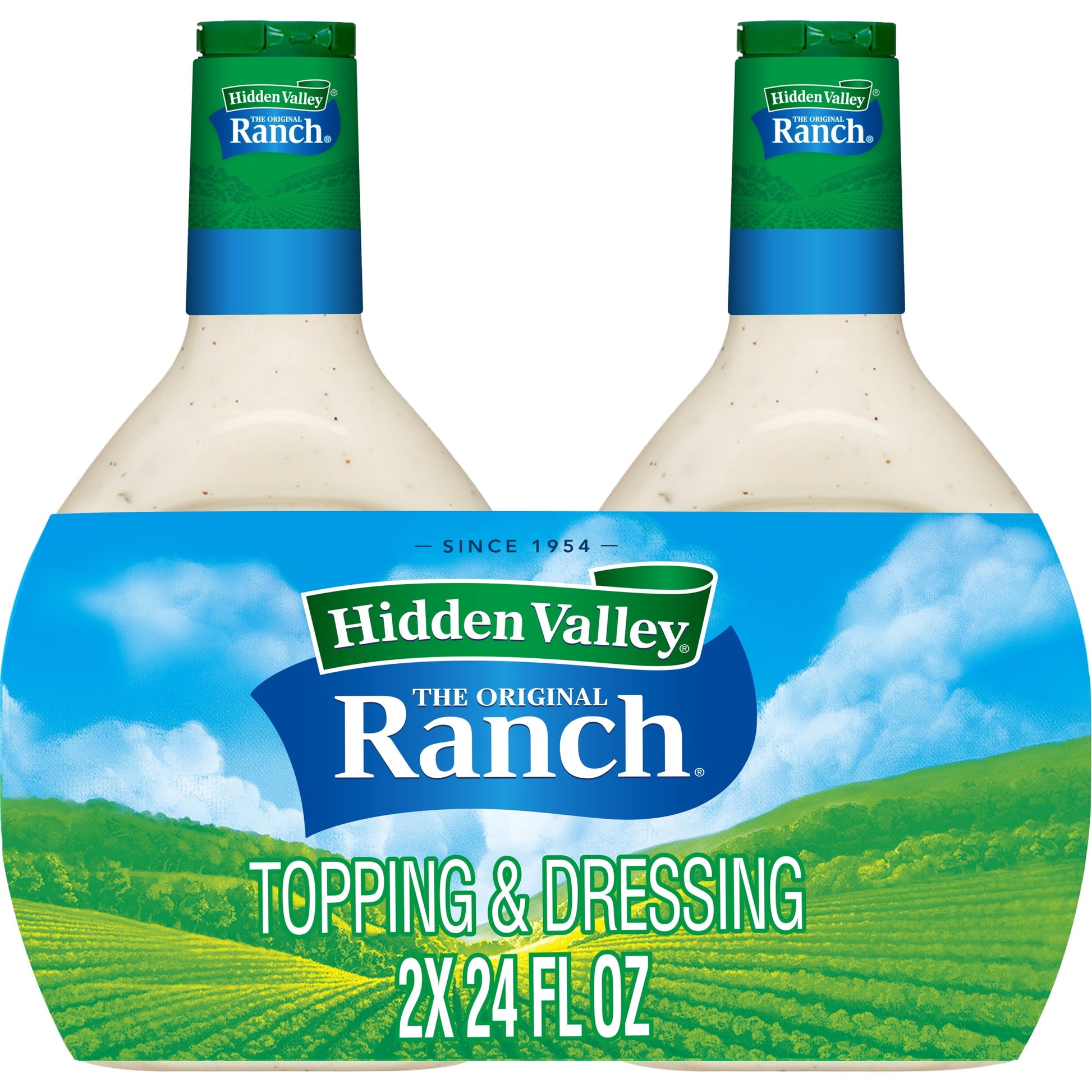 Gluten Free Original Ranch Salad Dressing and Topping, 24 Fl Oz, 2 Pack