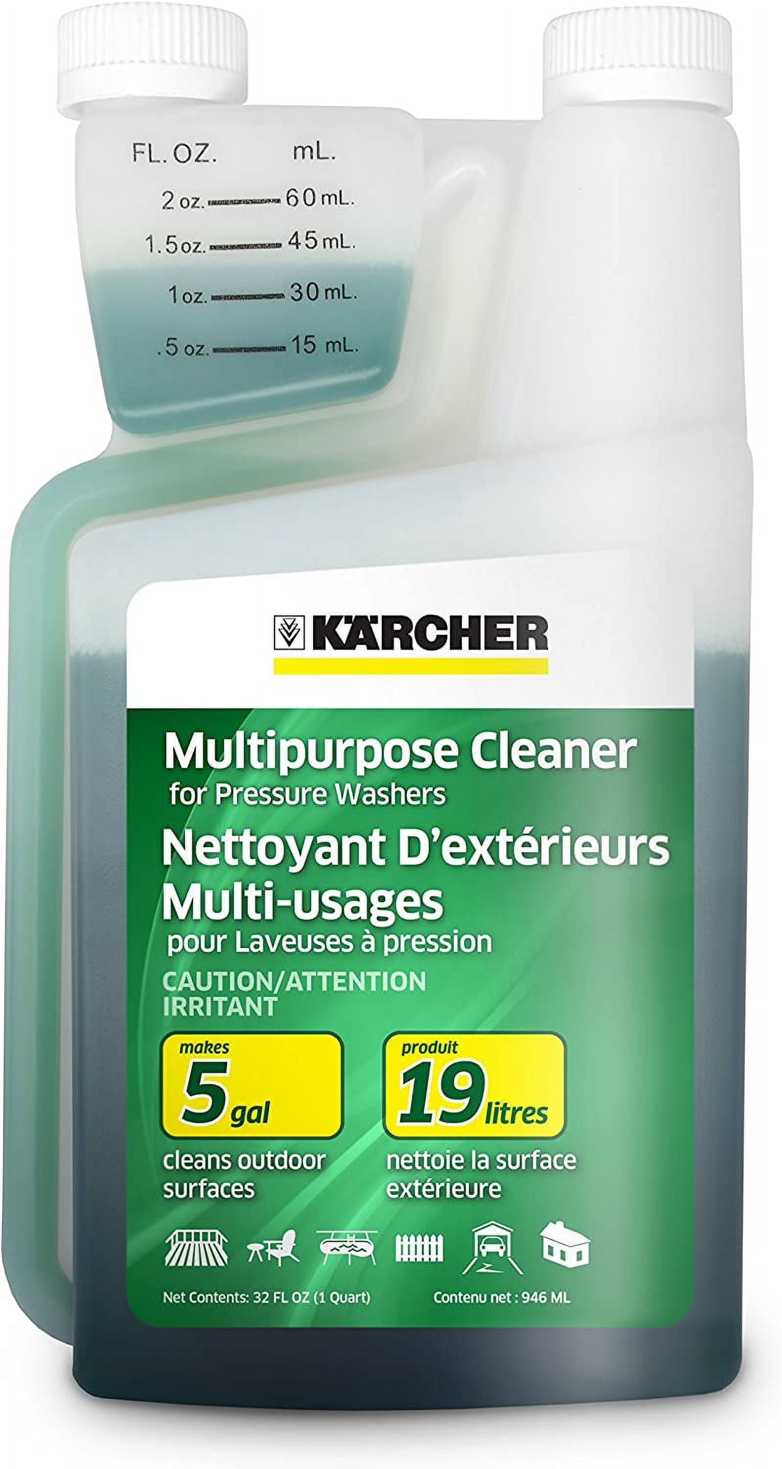 1 Quart Multi Purpose Detergent for Pressure Washers for Outdoor Surfaces