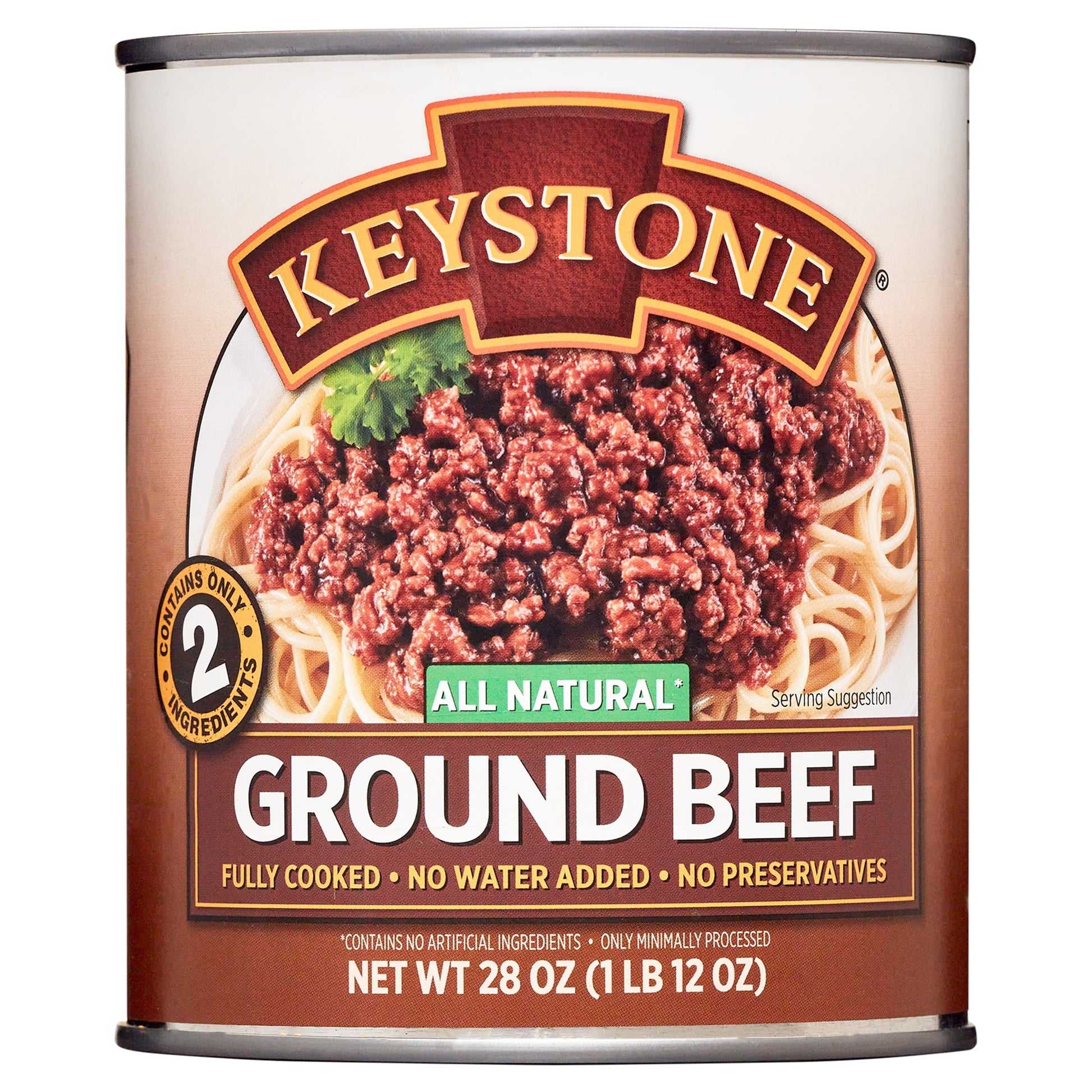 All Natural Ground Beef, 28 Oz Can