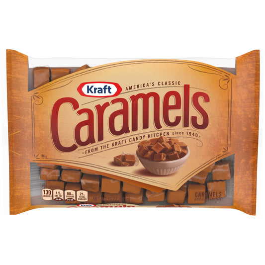 America'S Classic Individually Wrapped Candy Caramels, 11 Oz Bag