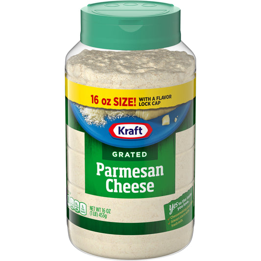 Parmesan Grated Cheese, 16 Oz Shaker