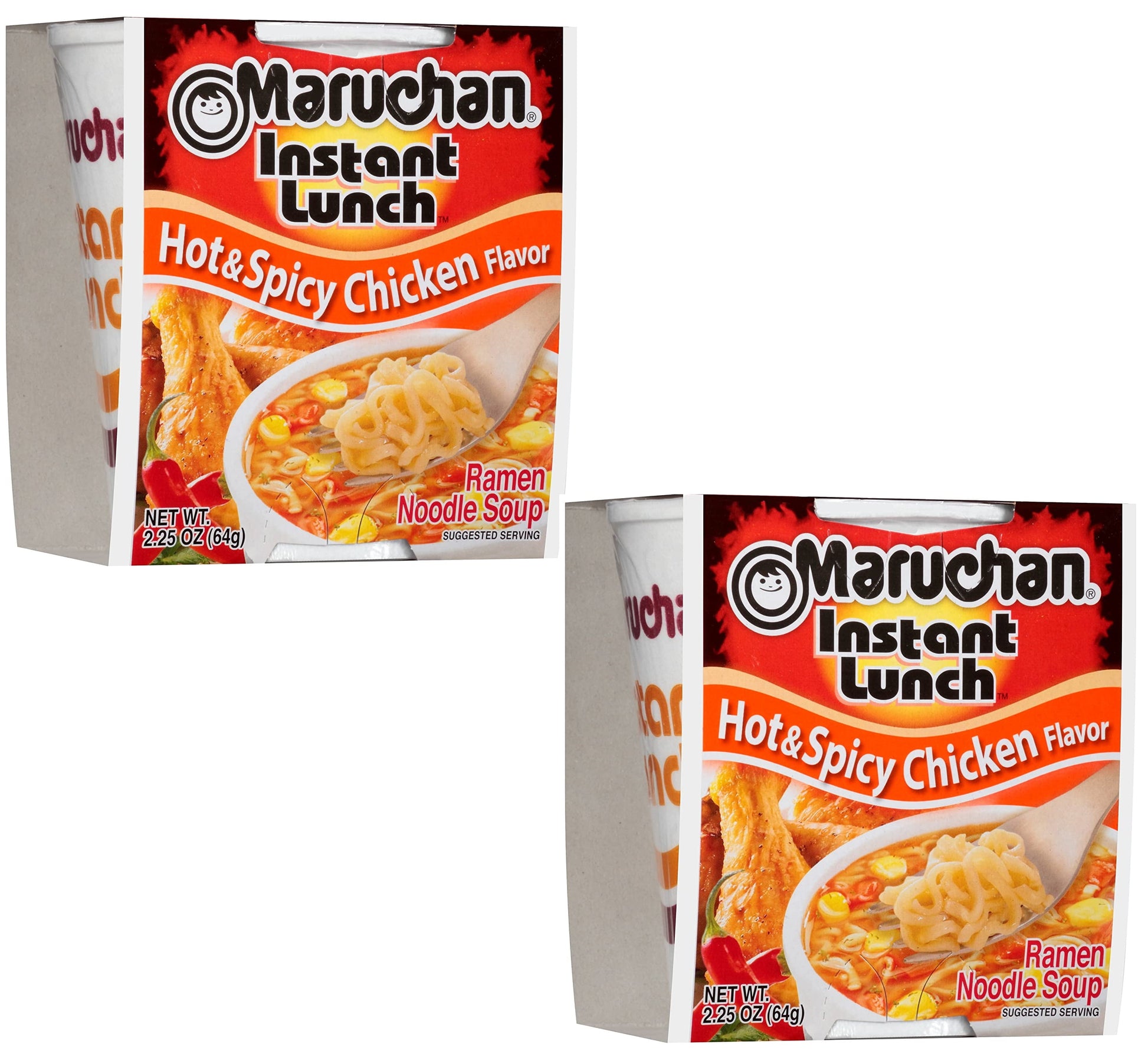 Instant Lunch Hot & Spicy Chicken Flavor, 2.25 Oz, Pack of 2