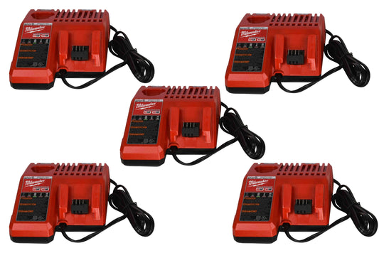 12V &18V M12 & M18 Lithium Ion Battery Charger 48-59-1812 5 Pack