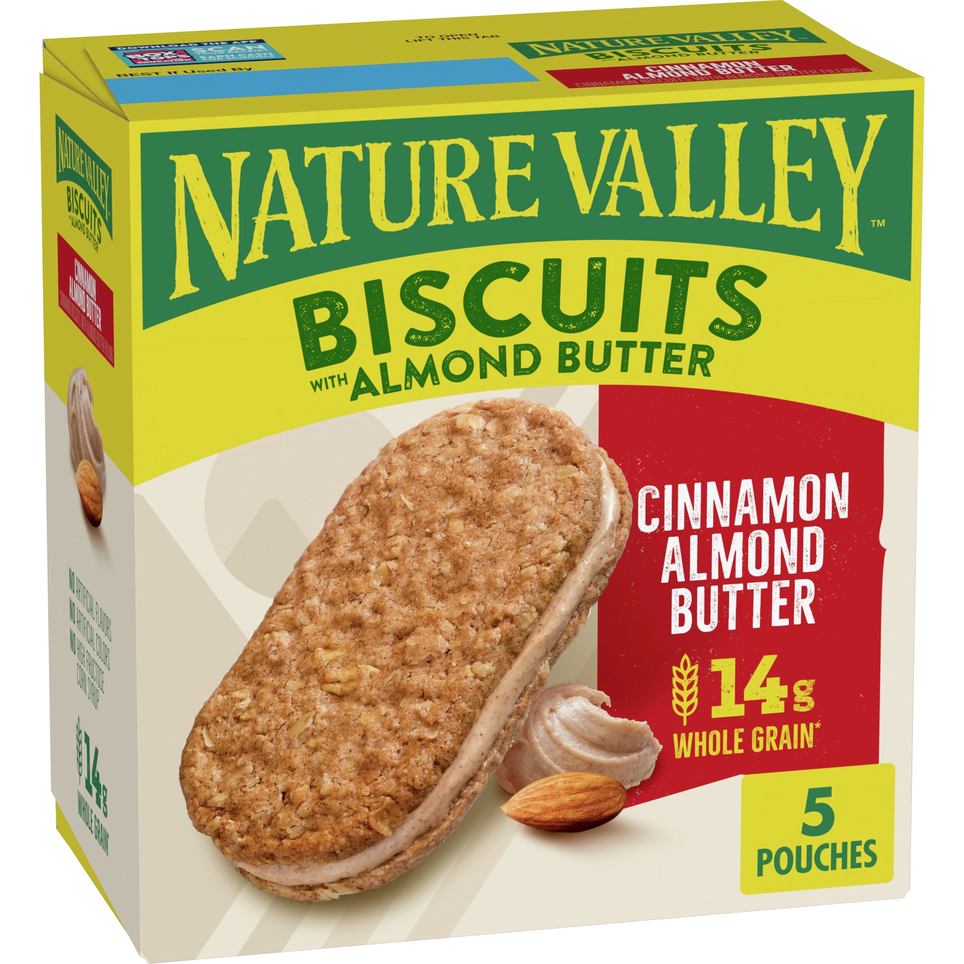 Biscuit Sandwiches, Almond Butter, 5 Ct, 6.75 OZ