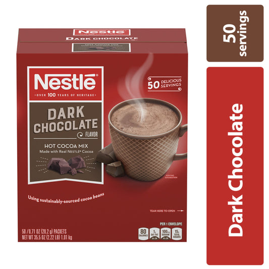 Dark Chocolate Drink Mix, 0.71 Oz, 50 Packets