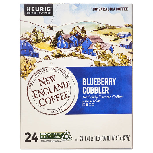 Blueberry Cobbler, Medium Roast, K-Cup Coffee Pods, 24 Count