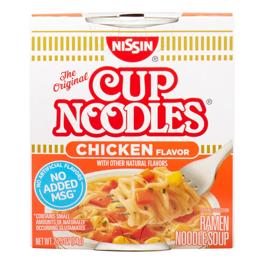 Cup Noodles, Chicken Flavor, 2.25 Oz, 30 Ct