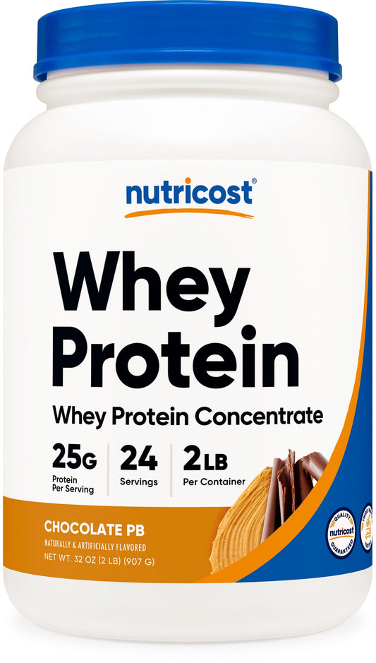 Whey Protein Concentrate Powder (Chocolate Peanut Butter) 2LBS