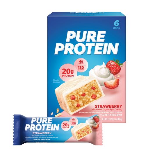 Bars, Strawberry Greek Yogurt, 20G Protein, 1.76 Oz, 6 Ct