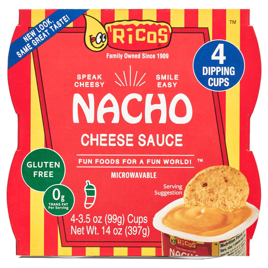 ® Nacho Cheese Sauce 3.5Oz Cup, 4 Count, Shelf-Stable