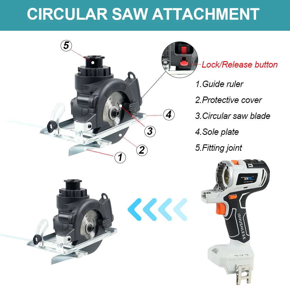 12-in-1 combo kit Cordless Brushless Recip Saw Jig saw Circular Saw Chainsaw Oscillating Tool Screw Driver For makita Battery