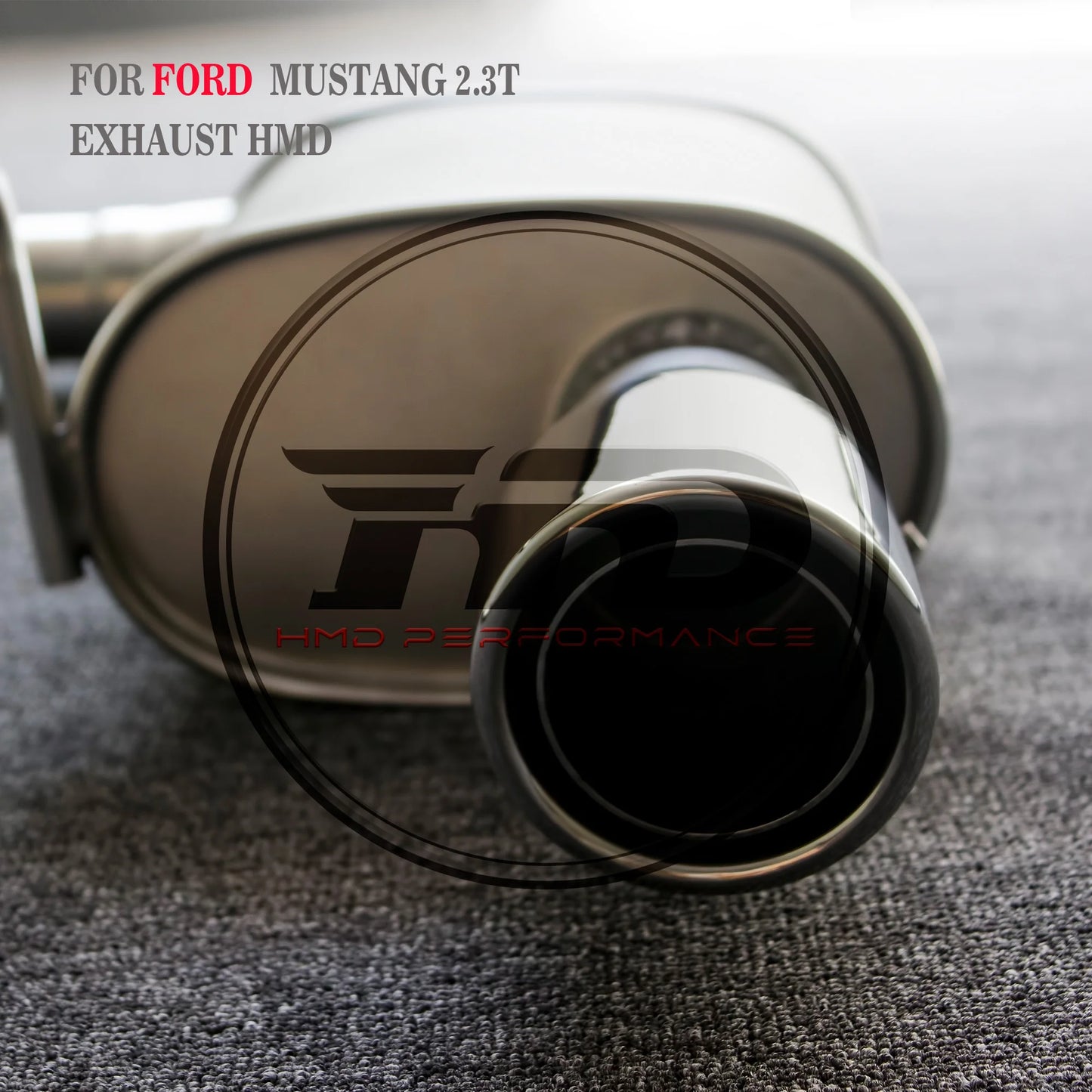 HMD Exhaust System For Ford Mustang 2.3T Exhaust Catback Valve Exhaust Performance Upgrade