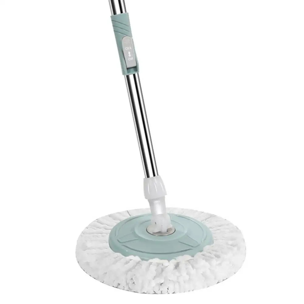 Spinning Mop Head Rotation Soft Fiber Mop Head Round Mop Refill Spin Mop For Kitchen Floor Tile Hardwood Bathroom Floors