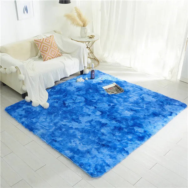 Black Area Rugs for Bedroom Plush Furry Shag Rug Indoor Modern Plush Area Rugs for Living Room Home Decor Floor Carpet Shag Rugs