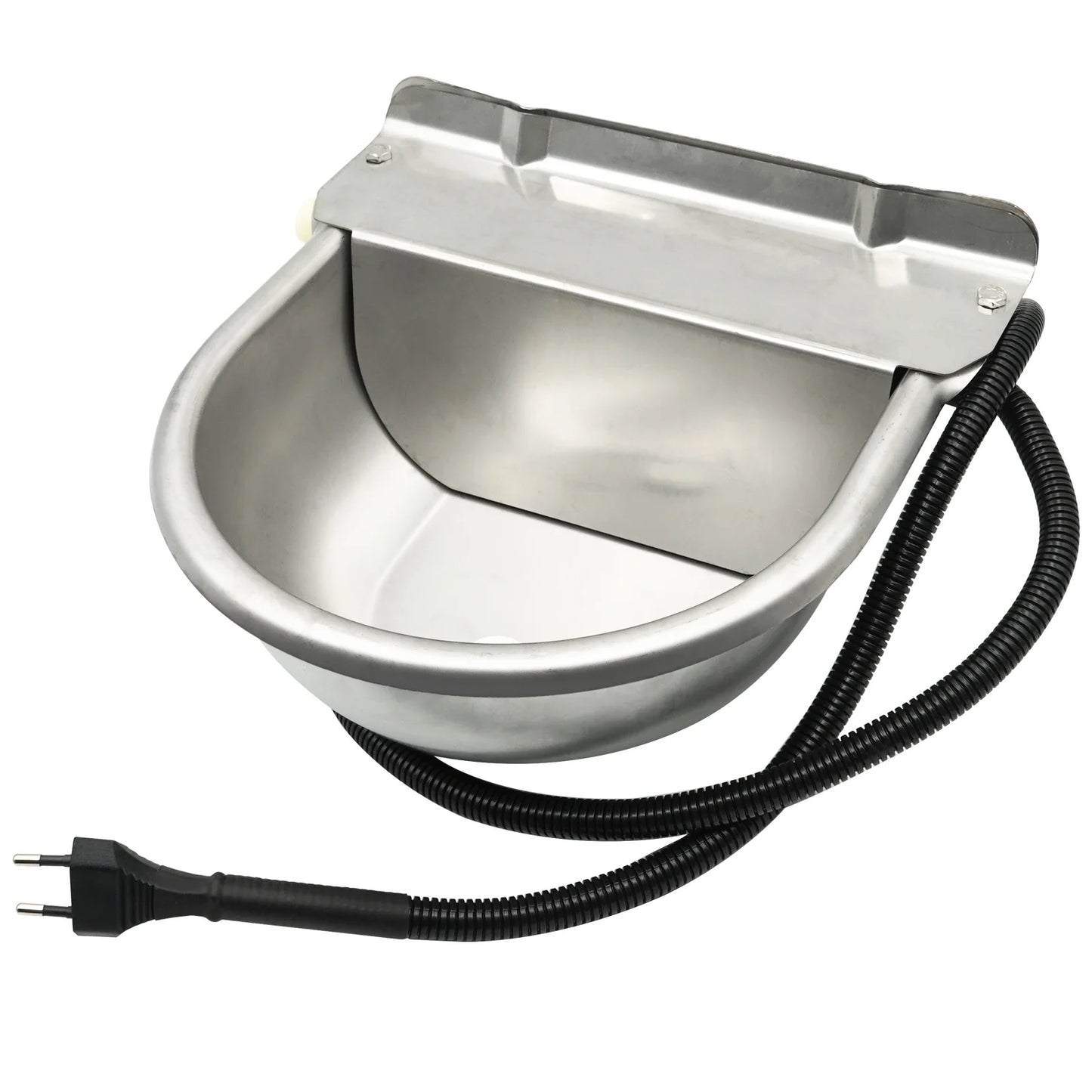 4L Automatic Heated Cattle Drinking Water Bowl Floating Ball Type Rodent Drinker Horse Sheep Dog Dispenser Feeding Eqipments