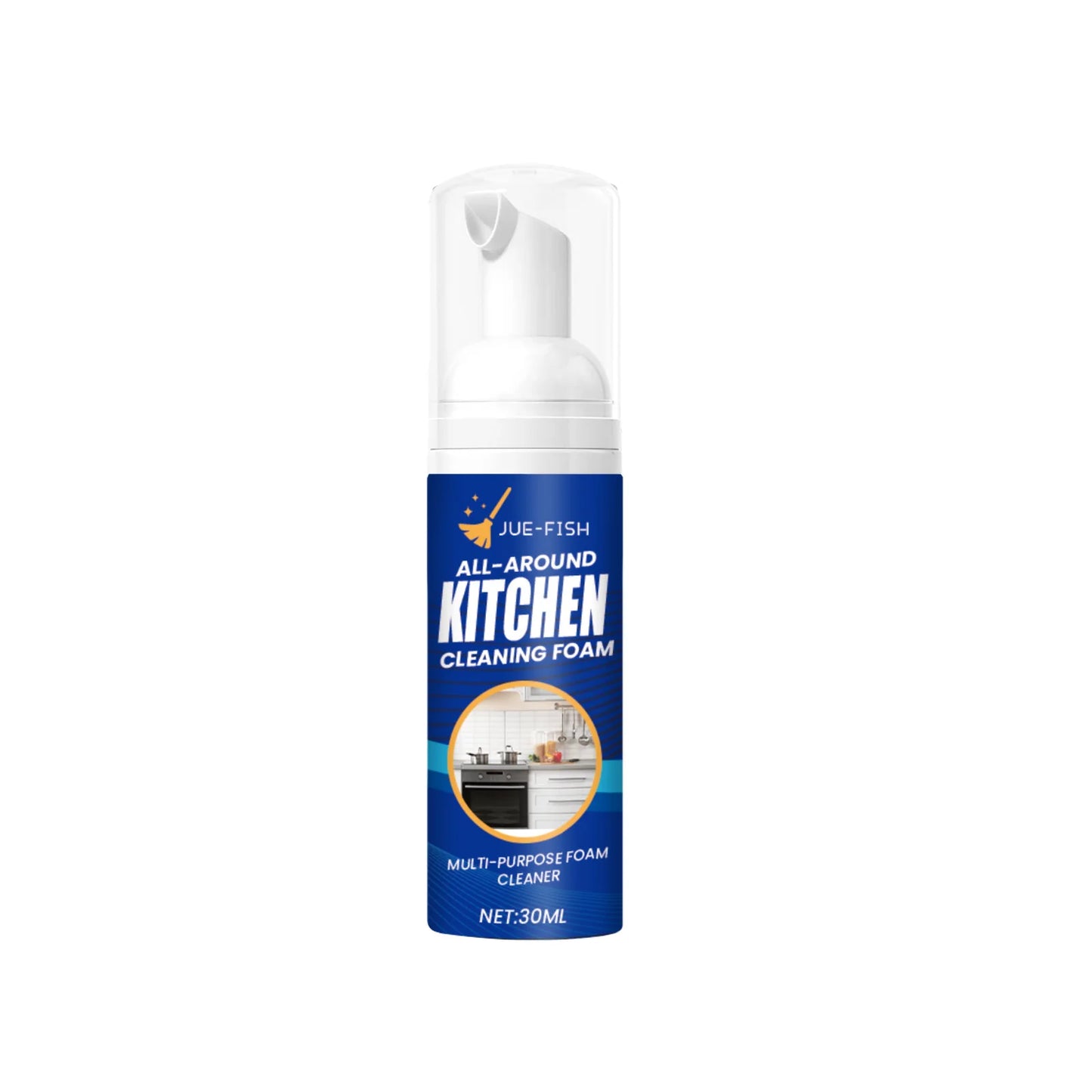 Kitchen Foam Cleaner All Round Kitchen Cleaning Foam Heavy Oil Stain Cleaner All Purpose Deep Cleaning Spray